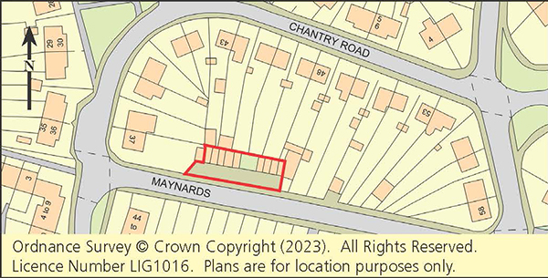 Lot: 40 - NINE GARAGES AND LAND -